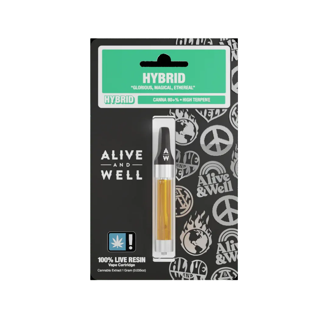 1g Bubba Kush Live Resin THCA Vape Cartridge 1000mg