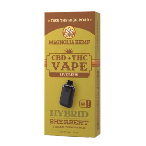 3G Sherbert Live Resin CBD/THC Disposable Vape 3000mg
