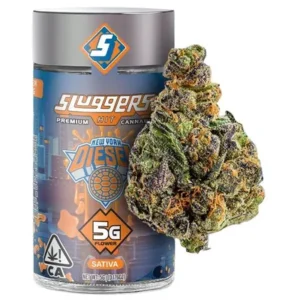 1oz NYC Diesel, Sativa Big Buds • Indoor • scale 28g, THC: 27.86% CBD: 0.09% THC/$: 51.6 mg
