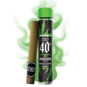 Skywalker OG Indica Infused Blunt • Single • scale 2 g, THC: 35.55% CBD: 0.11% THC/$: 21.5 mg CBD/$: 0.1 mg